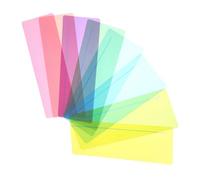 LOORGVEL 8Pcs Colorful Reading Guide Strips for Clear PVC Overlays Bookmark Reading Tracking Tool for Books Textbooks Magazines Enhances Speed and Comprehension