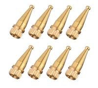 LOORGVEL 8Pcs Copper Speaker Spike Feet Shockproof Stand Base Replacement for Vibration Reduction and Enhanced Sound Stability Random Color