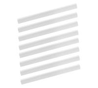 LOORGVEL 8pcs Dustpan Replacement Edge Strips Rubber Lip for Smooth Cleaning and Floor Protection Easy to Install Dustpan Rubber Edge Repair Accessories