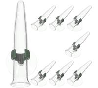 LOORGVEL 8pcs Flower Water Tubes with Suction Cups for Fresh-keeping Nutrient Holders for Single Flowers Essential Floral Arrangement Tool for Home and Shops