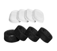 LOORGVEL 8pcs Pet Water Dispenser Filters Replacement Pads for Cat Fountain Natural Material Filtration Pads Catch Hair and Debris Easy to Install for Healthy Drinking Water