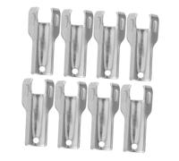 LOORGVEL 8pcs Rat Bait Box Accessories Bait Station Open Key Mice Mice Station Key Steel Silver