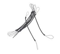 LOORGVEL 8pcs Retractable Spring Rope Stylus Pen Lanyard Strap Portable Lost Pen Holder with Elastic Stretch and Handy Use