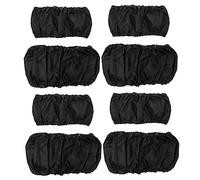 LOORGVEL 8pcs Stroller Wheel Covers with Oxford Cloth Elastic Protective Wheel Covers for Prams and Pushchairs Dustproof and Dirt Resistant Wheelchair Accessories Includes Large and Small