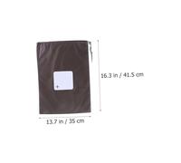 LOORGVEL 8Pcs Travel Pouches Drawstring Storage Bags Multi-Function Convenient Organizer for Cosmetics Toiletries Clothes Portable Travel Bags Brown Light Blue