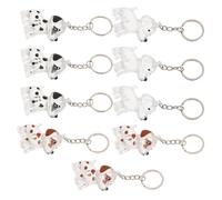 LOORGVEL 9pcs Pet Hair Keepsake Box for Cat and Memorial Storage Box Portable Keychain for Pet Commemorative Ornament