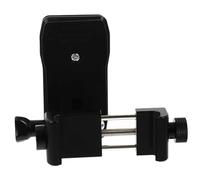 LOORGVEL ABS and Metal Phone Mount Backpack Clip 360 Degree Rotatable Holder for Schoolbag Strap Secure Cellphone Supporter for Hiking and Travel Black