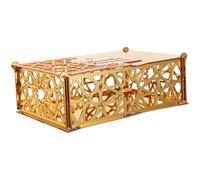 LOORGVEL Acrylic Ramadan Candy Favor Box 2mm Gold Small Eid Party Treat Container Islamic Festival Decoration Ramadan Goodie Holder for Eid Supplies