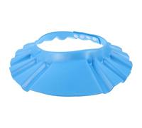 LOORGVEL Adjustable Baby Shampoo Hat for Toddlers and Boys and Girls, Waterproof Eva Bath Cap with Ear Protection, Easy to Use and Safe Hair Washing Visor, Blue Colour for Bathing Or Hair