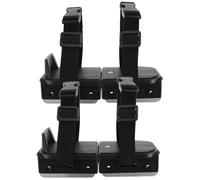 LOORGVEL Adjustable Ice Skates Double Blades, Black Skating Shoes Trainer for Winter Ice Hockey, Supportive Outdoor Skating Aid for Little