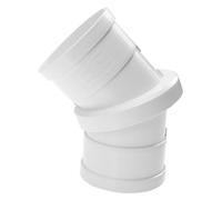 LOORGVEL Adjustable PVC Water Elbow Connector Rotatable Pipeline Joint Plumbing Fitting Corrosion Resistant Durable Elbow Tube Adapter for Leak Pipe Connections