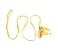 LOORGVEL Adjustable Small Pet Walking Vest Leash for Squirrel Hedgehog Bearded Dragon Dinosaur Shape Comfortable Harness with Traction Rope for Outdoor Training and Escape Prevention