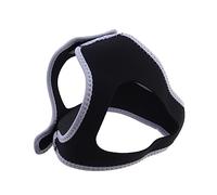 LOORGVEL Adjustable Snore Jaw Strap Chin Belt for Sleep Breathable Neoprene Triangle Chinstrap Soft Stretchable Support to Stop Snoring for Men and Women Black and Grey
