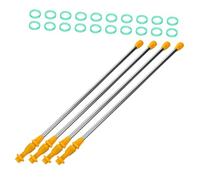 LOORGVEL Agricultural Sprayer Rod Stainless Steel Telescopic Extension Pole for Orchard Garden Use Flexible Long Spray Lance with Leak Rings Durable Sprayer Parts Replacement