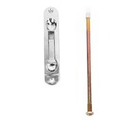 LOORGVEL Alloy Door Latch Bolt Lock with Safety Pin Corrosion-Resistant Security Hasp for Bathroom Garage Pet Doors Easy Installation for Home and Office Use