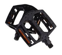 LOORGVEL Aluminium Alloy Bike Pedals Durable Multi Purpose Pedal Accessory for Commuting Mountain and Road Bicycles Easy to Install Black Rolling Beads Style