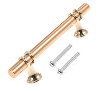 LOORGVEL Aluminum Alloy Cabinet Handle Solid Pull for Wardrobe Door Furniture Replacement Sturdy Construction with Heightened Base for Comfortable Grip Easy Installation for Cabinets and