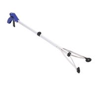 LOORGVEL Aluminum Alloy Foldable Trash Picker with High Strength Clamp Reaching Assist Tool for Elderly and Disabled Portable Multiuse Grabber for Cigarettes Bottles and Outdoor Garbage