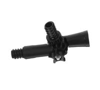 LOORGVEL American Threaded Pole Extension Adapter Secure Connection Versatile Cleaning Tool Extension for Windows Floors Furniture Indoor Outdoor Use Black