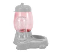 LOORGVEL Automatic Dog Water Dispenser and Practical Cat Eating Bowl with Unique Design, Food-grade Plastic, Pressure Resistant and Easy to Clean, for Cats and Puppies