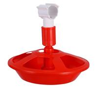 LOORGVEL Automatic Poultry Waterer with Leakproof Base and Chick-friendly Chicken Water Feeder Bowl for Ducks Quails and Chicks Self-refilling Drinking Dish for Clean and Efficient Water