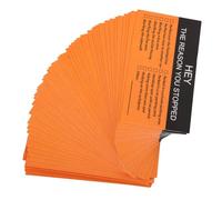 LOORGVEL Bad Parking Cards Distinctive Design and Concise Words 100pcs on Coated Paper, Compact Dimension for Residential Complexes and Public Occasions