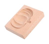 LOORGVEL Beech Wood Pumpkin Cookie Mold Reusable Biscuit Baking Stamp for Halloween Thanksgiving Christmas DIY Embossed Harvest Cookie Stamps