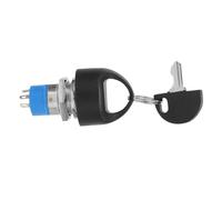 LOORGVEL Black Ignition Switch Lock Key Replacement Set for Electric Wheelchair and Mobility Scooter Accessories Compatible with Pride Mobility and Elderly Scooters Versatile and Stylish