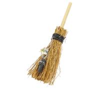 LOORGVEL Broom Charm Pendant with Moon and Ab Star Mini Hanging Decor for DIY Crafting Car Ornament Garden Pendant Halloween Photo Props Accessory