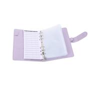 LOORGVEL Budget Binder Cash Saving Organizer with PU Leather Cover Versatile Money Management for Receipts Cards and Financial Planning Easy to Use Budget Planner