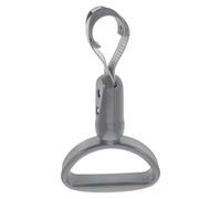 LOORGVEL Bus Handle Ring Gray Semi-Circular Assist Handle with Strap for Elderly Car and Subway Boarding Safety for Vehicle Access and Travel