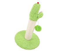 LOORGVEL Cactus Shaped Cat Scratching Post Thickened Natural Sisal Kitten Scratcher for Indoor Cats Promotes Exercise and Stress Relief Stylish Cartoon Design Fits Home Decor