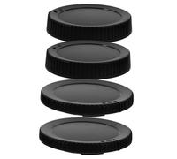 LOORGVEL Camera Lens Cover Compatible with Nikon Mirrorless Cameras Front Rear Caps Protective Lens Guard Dustproof Scratch-resistant Black