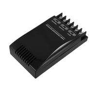 LOORGVEL Car Audio Crossover Network Black Plastic Stereo Signal Processor for Vehicle Sound System Upgrade Compatible with Car Modification Accessories