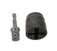 LOORGVEL Car Jack Socket Drill Adapter Cross Design Lug Wrench for Wheel Repair Portable Car Tire Lug Handle Wrench with Strong Torque Compatible with Multiple Vehicle Models for Efficient