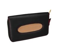 LOORGVEL Car Tissue Holder Sun Visor Napkin Holder Hanging Clip Design Compatible with Various Tissue and Stylish Car Visor for Safe Driving Black