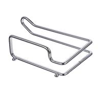 LOORGVEL Carbon Steel Paper Rack Wall Mounted Bathroom Towel Holder Household Mount for Tissue and Towels with Smooth Edges Wear Resistant Toilet Accessory