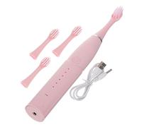 LOORGVEL Cartoon Electric Toothbrush for Rechargeable Tooth Brush Convenient for Easy Grip Soft Bristles for Cleaning Fun Design to Cultivate Brushing Habit Pink Color