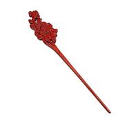 LOORGVEL Carved Sandalwood Hair Stick Bun Holder Pin Classic Chinese Style Elegant Hair Chopstick for Women Smooth Hairpin for Updo Hairstyles Party and Daily Use Accessory