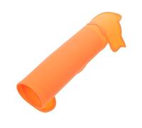 LOORGVEL Cat Shape Silicone Pet Placemat Orange Slip Heat Insulated Dog Feeding Bite Resistant Food and Drinking Mat for Clean Floors