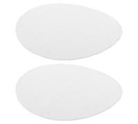 LOORGVEL Ceiling Spotlights Diffuser Fabric Light Barrier for Apartment and Café, Diameter 6Cm, White, 2 Pcs Adhesive for Easy Installation