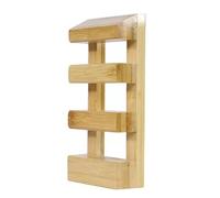 LOORGVEL Chopping Boards Organizer - Cutting Board Stand - Self Draining Soap Dish - Bamboo Rack for Sink Countertop Coaster Holder Storage Bakeware Pan