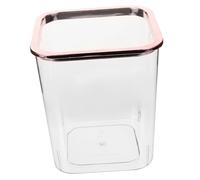 LOORGVEL Clear Portable Pet Trash Can Large Household Garbage Container for Home Office Bedroom Simple Stylish Wastebasket with Transparent Design Practical Rubbish Bin for Daily Use