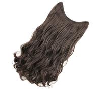 LOORGVEL Clip in Wavy Hair Extensions for Women Curly Hairpiece for and to Wear Comfortable and Breathable Blends Naturally Your Hair