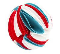 LOORGVEL Colorful Pet Dog Chewing Felt Sniff Ball Slow Feeder Molar for Puppies Interactive Indoor Outdoor Play to Prevent Boredom and Furniture Damage