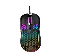 LOORGVEL Compact Wireless Mouse with Ergonomic Design and Hollow-out Honeycomb Plastic Shell, Featuring Flexible Operation and Sturdy Build, for Home and Office Use a USB Laptop Mouse