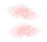 LOORGVEL Cooling Gel Lip Pads 2pcs 8cm Thick Reusable Hot Cold Compress for Lip Care and Soothing Sensitive Skin at Home Or Office Pink