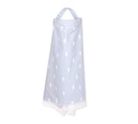 LOORGVEL Cotton Nursing Cover Breastfeeding Towel Nursing Cover Comfortable Easy to Clean Grey Crown Pattern Outdoor Feeding Multi-use for Mothers and New Moms