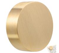 LOORGVEL Creative Solid Brass Paperweight 4Cm Medium Chinese Calligraphy Desk Weight for Home Office Stationery and Writing Paper Holder