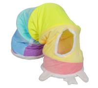 LOORGVEL Crinkle Cat Tunnel for Pets Foldable Indoor Play Tube with Irresistible Foil Sound Interactive Exercise Stimulating Hunting Instincts and Active Play for Kittens and Cats